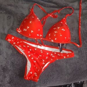 Orange oneill bikini